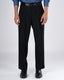 Classic Easy Iron Relaxed Trousers In Black