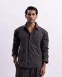 Easy Iron Holiday Relaxed Cropped Shirt In Brown