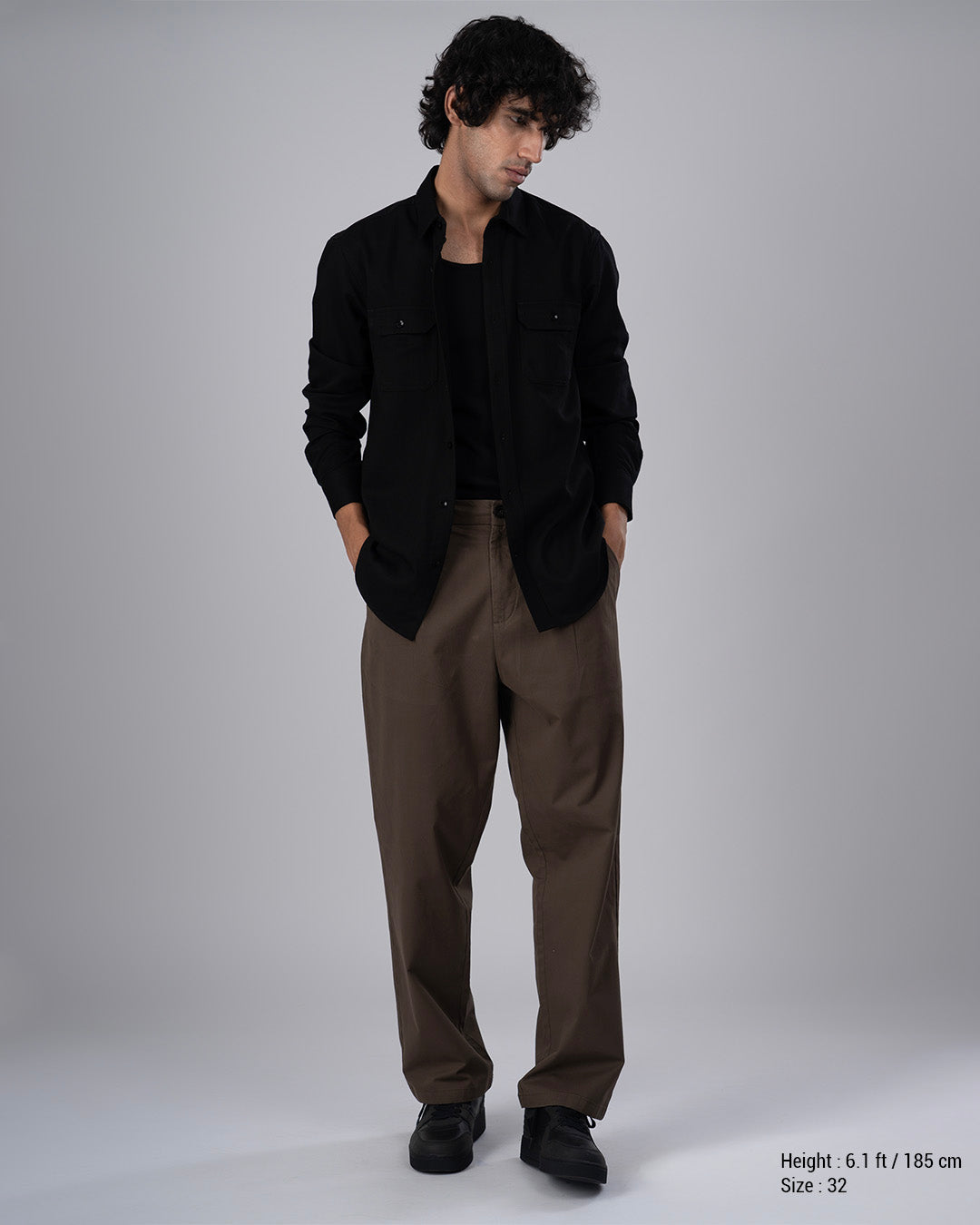 Premium Signature Relaxed Chinos In Brown