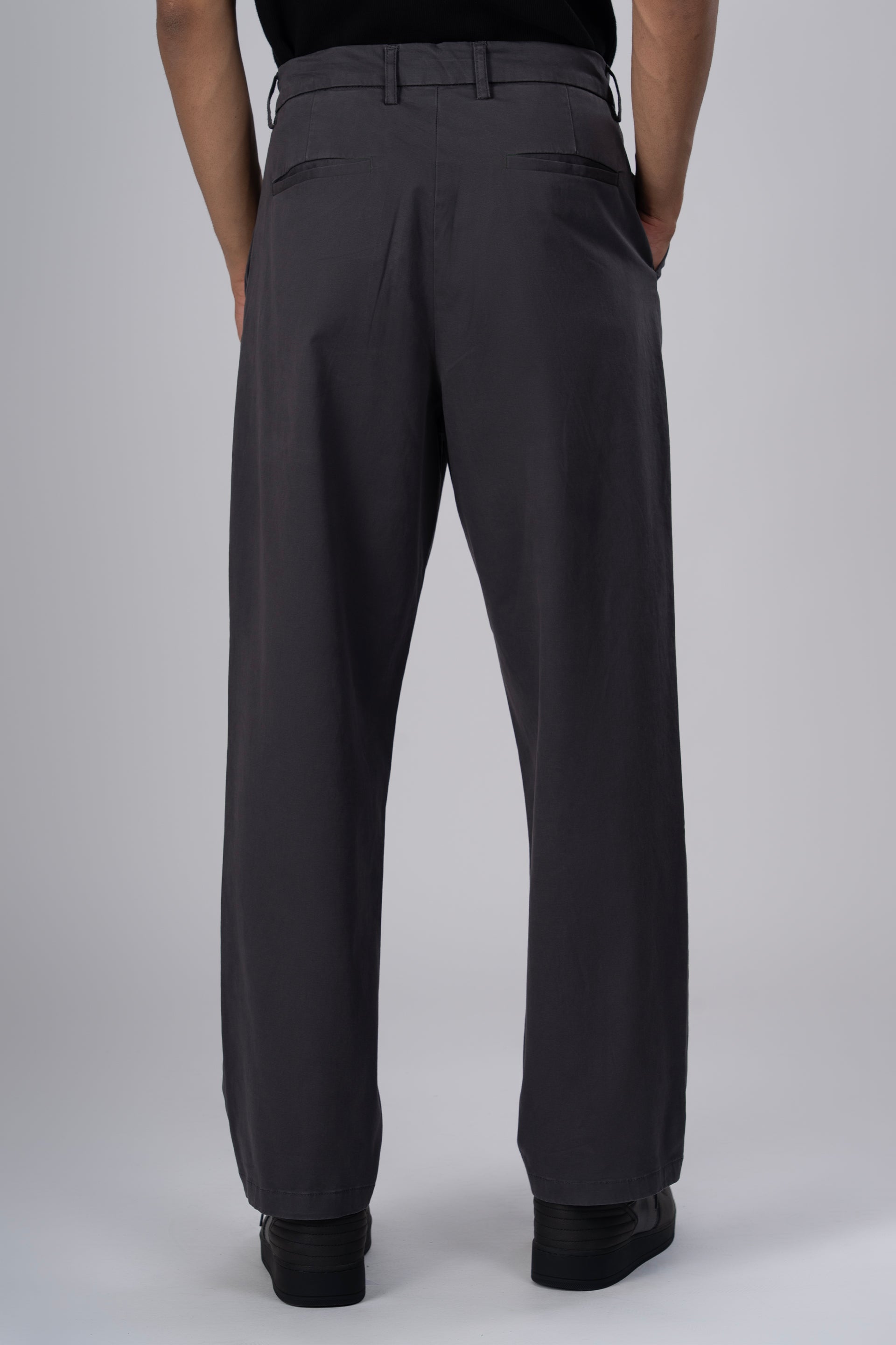 Premium Signature Relaxed Chinos In Grey