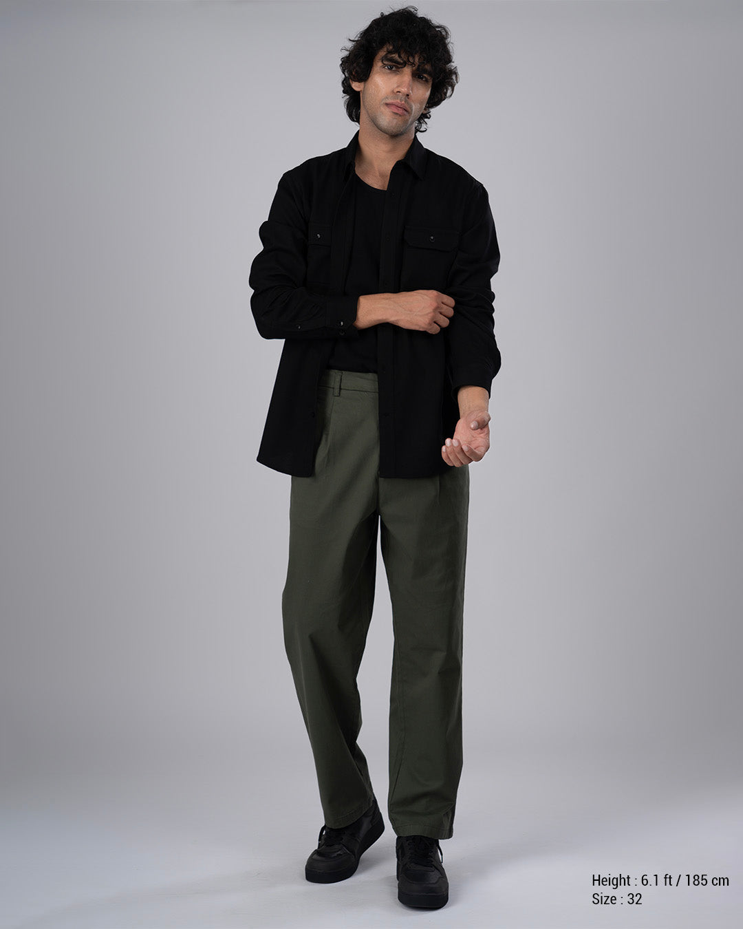 Premium Signature Relaxed Chinos In Olive