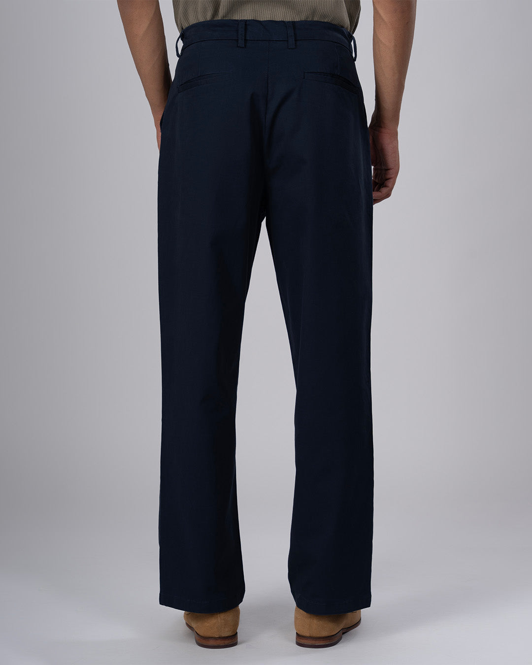 Premium Signature Relaxed Chinos In Navy