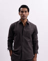 Easy Iron All Season Tailored Shirt In Brown
