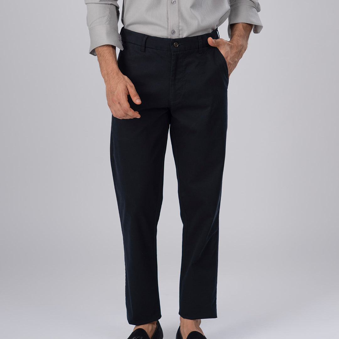 Premium Signature Tailored Chinos In Black