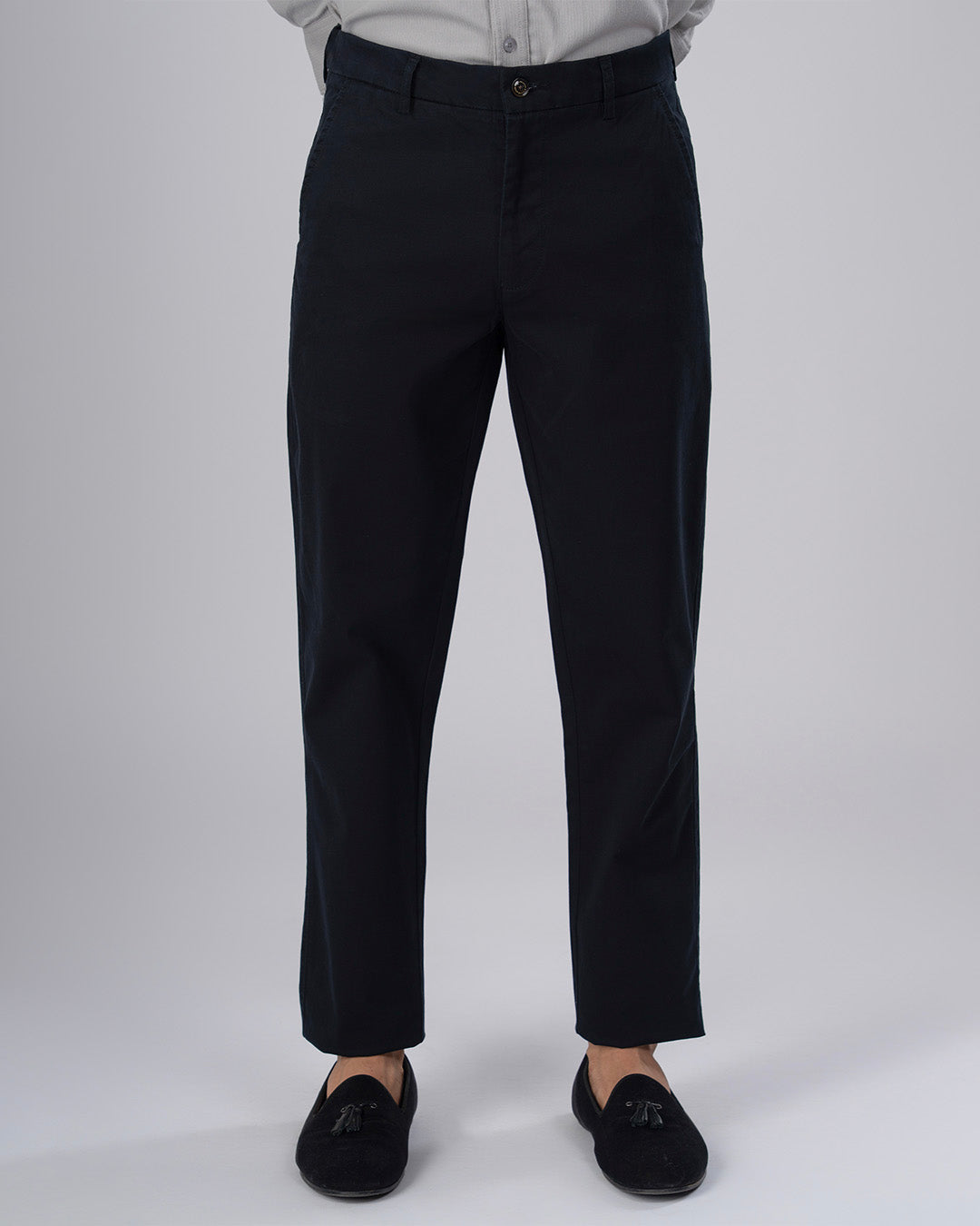 Premium Signature Tailored Chinos In Black
