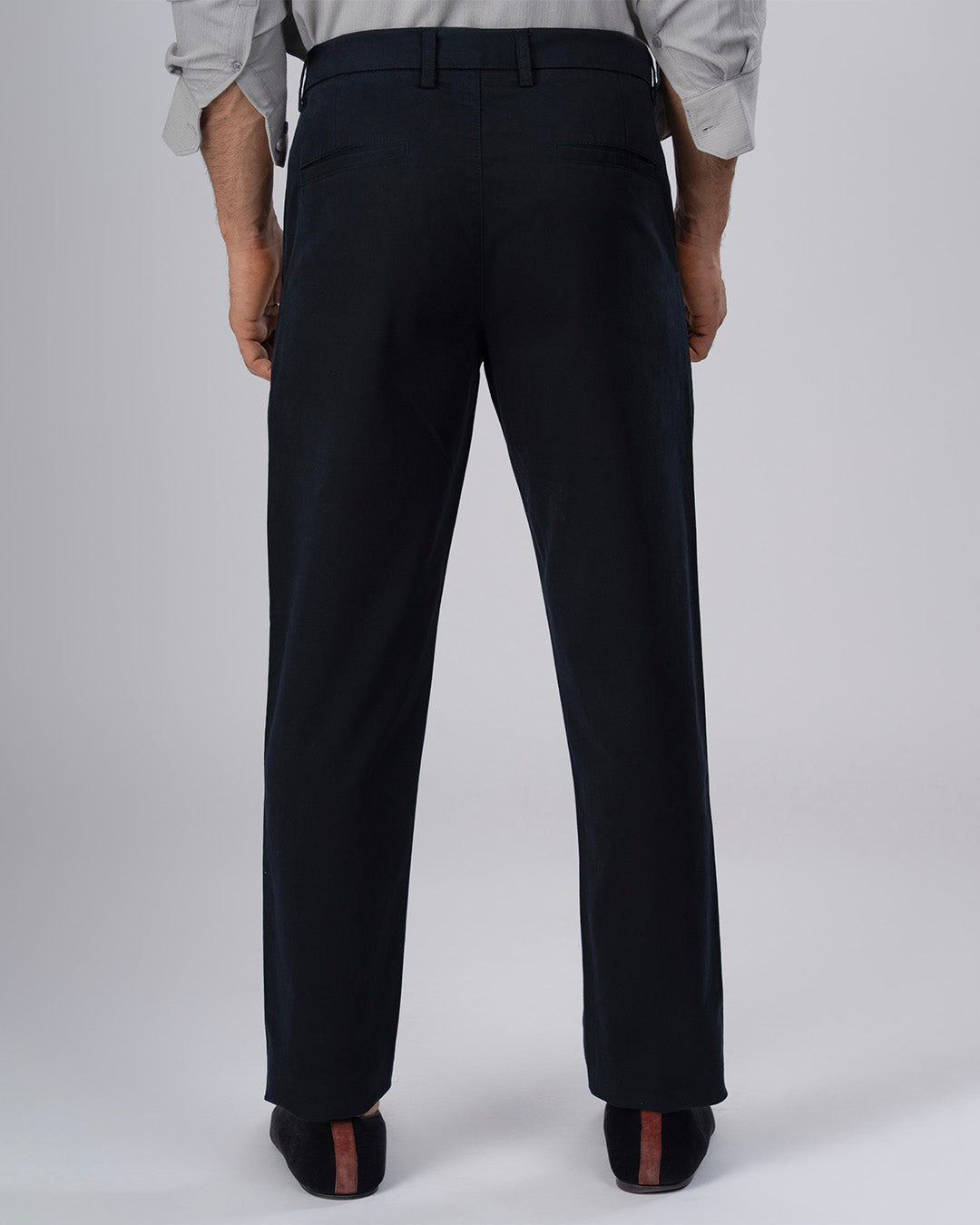 Premium Signature Tailored Chinos In Black