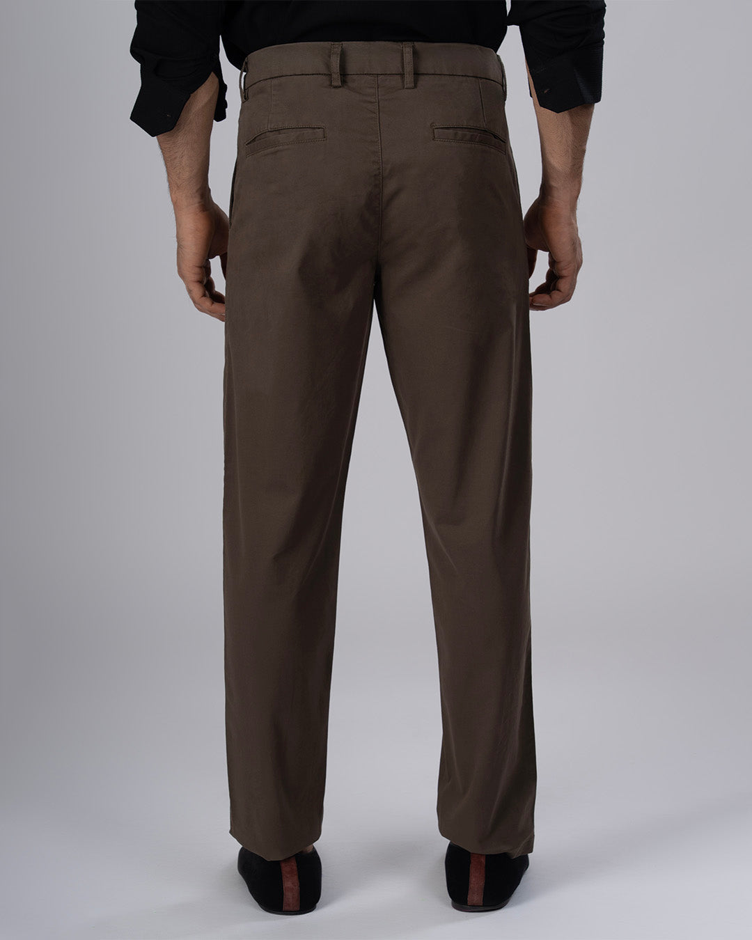 Premium Signature Tailored Chinos In Brown