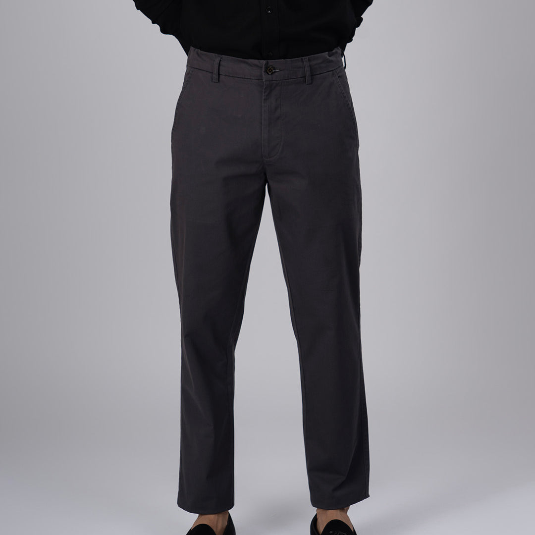 Premium Signature Tailored Chinos In Grey