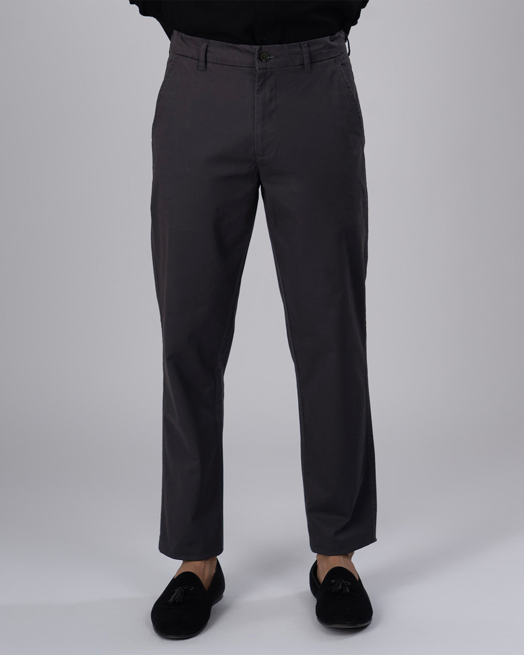 Premium Signature Tailored Chinos In Grey