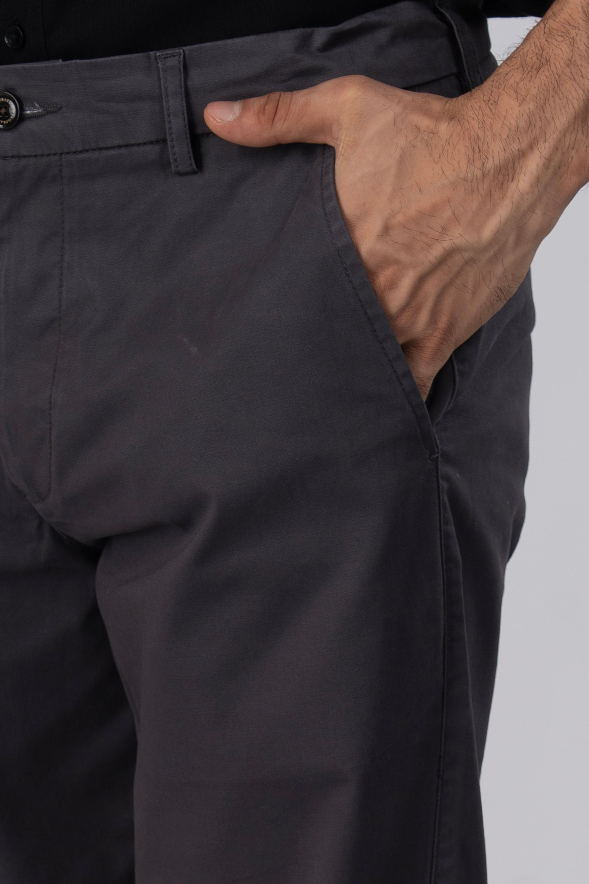 Premium Signature Tailored Chinos In Grey