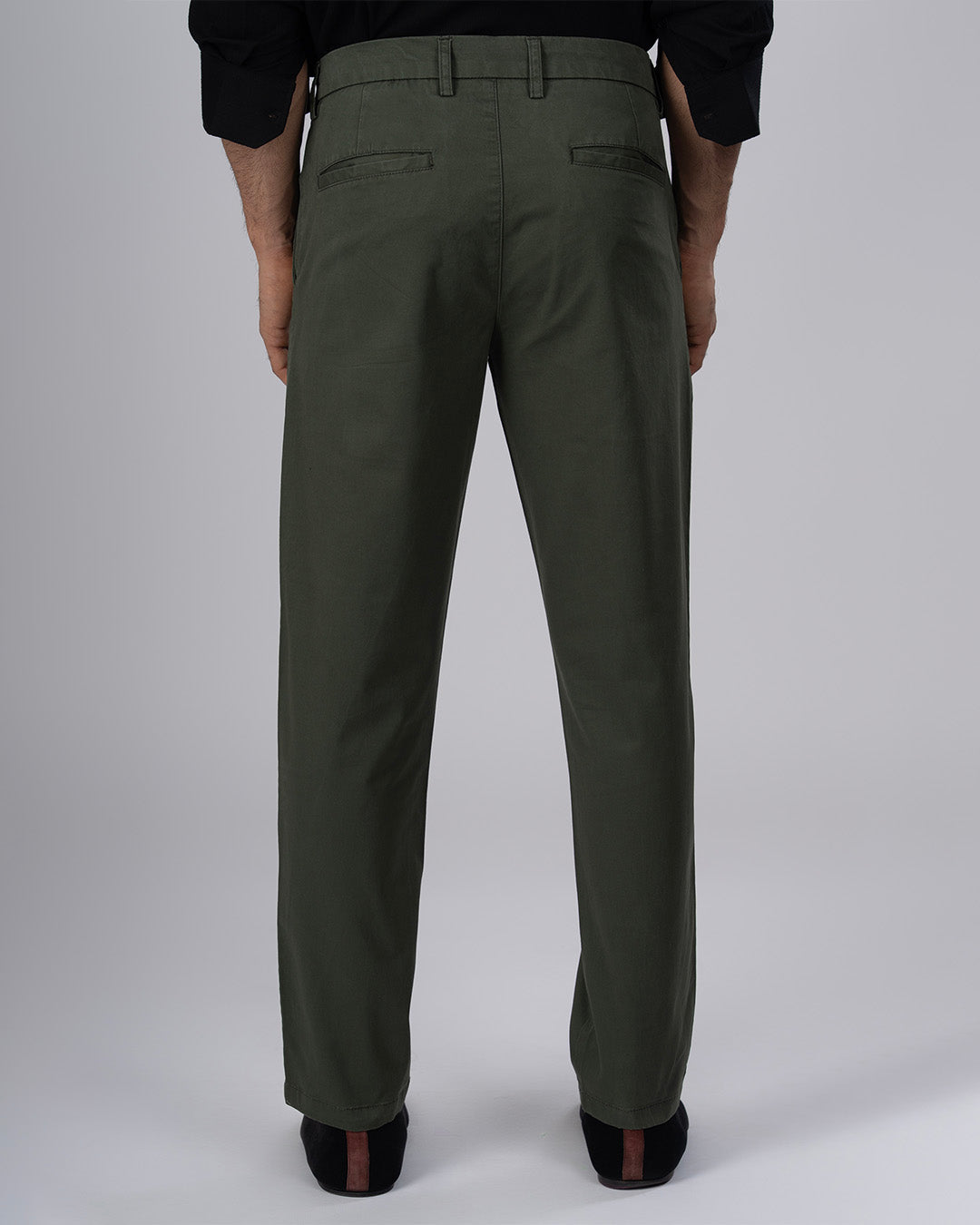Premium Signature Tailored Chinos In Olive