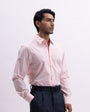 Easy Iron Bamboo Tailored Shirt In Pink