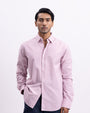 Airweave Striped Tailored Shirt In Pink