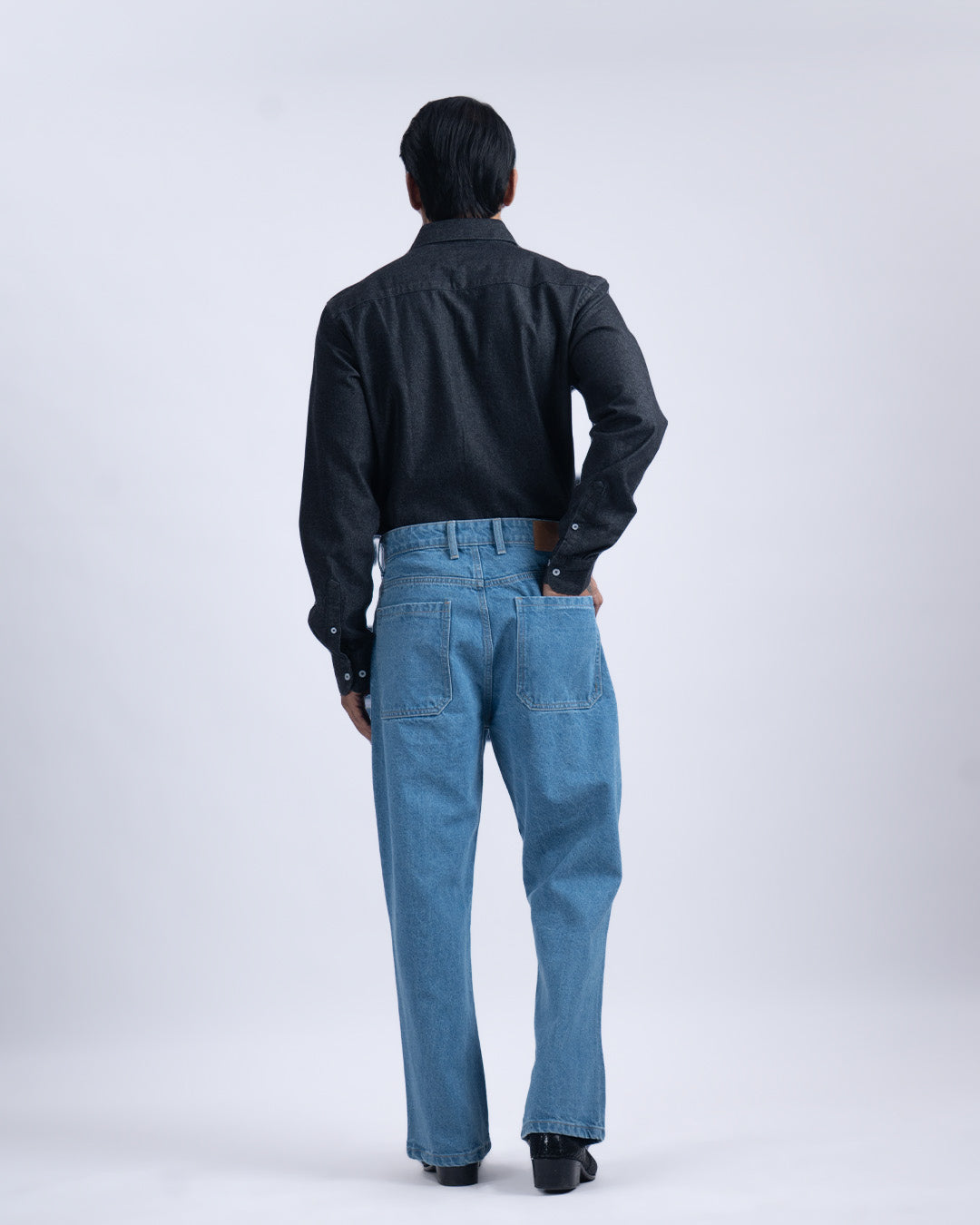 Classic Relaxed Bootcut Denim In Blue