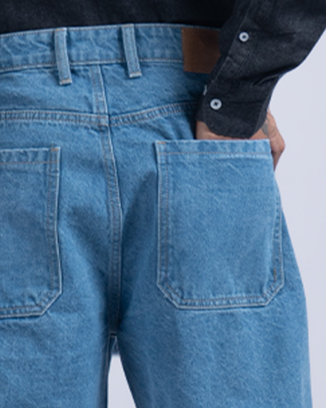 Classic Relaxed Bootcut Denim In Blue