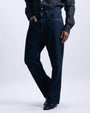 Classic Relaxed Bootcut Denim In Dark Blue