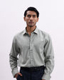 Melange Tailored Formal Shirt In Pista