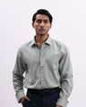 Melange Tailored Formal Shirt In Pista