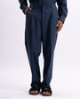 Easy Iron Holiday Relaxed Trouser In Navy