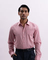 Linen Tencel Tailored Formal Shirt In Pink