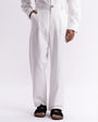 Linen Holiday Relaxed Flexi Pants In White