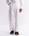 Linen Holiday Relaxed Flexi Pants In White