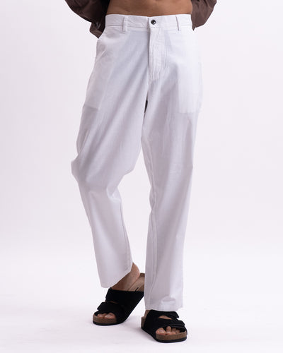 Holiday Featherlite Relaxed Pants In White