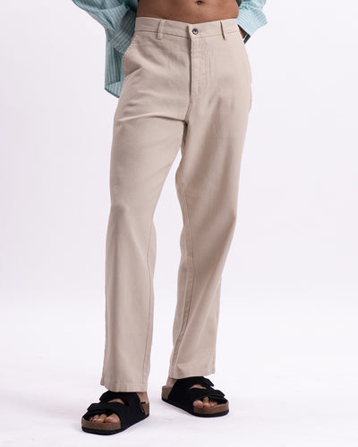 Holiday Airweave Relaxed Pants In Beige