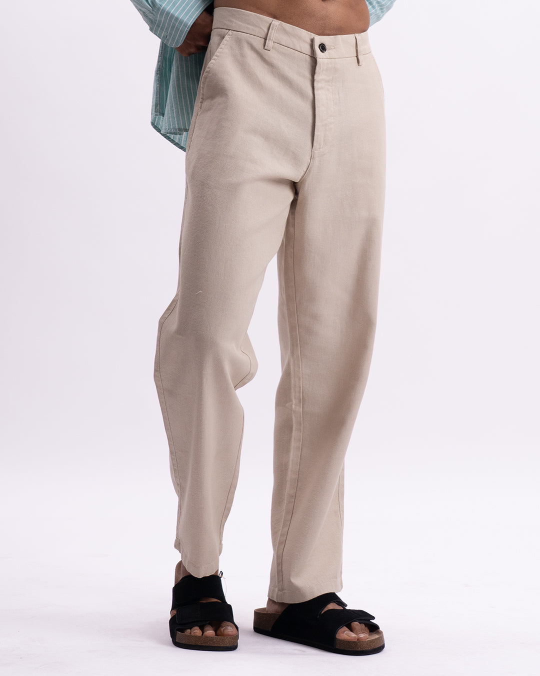 Holiday Airweave Relaxed Pants In Beige