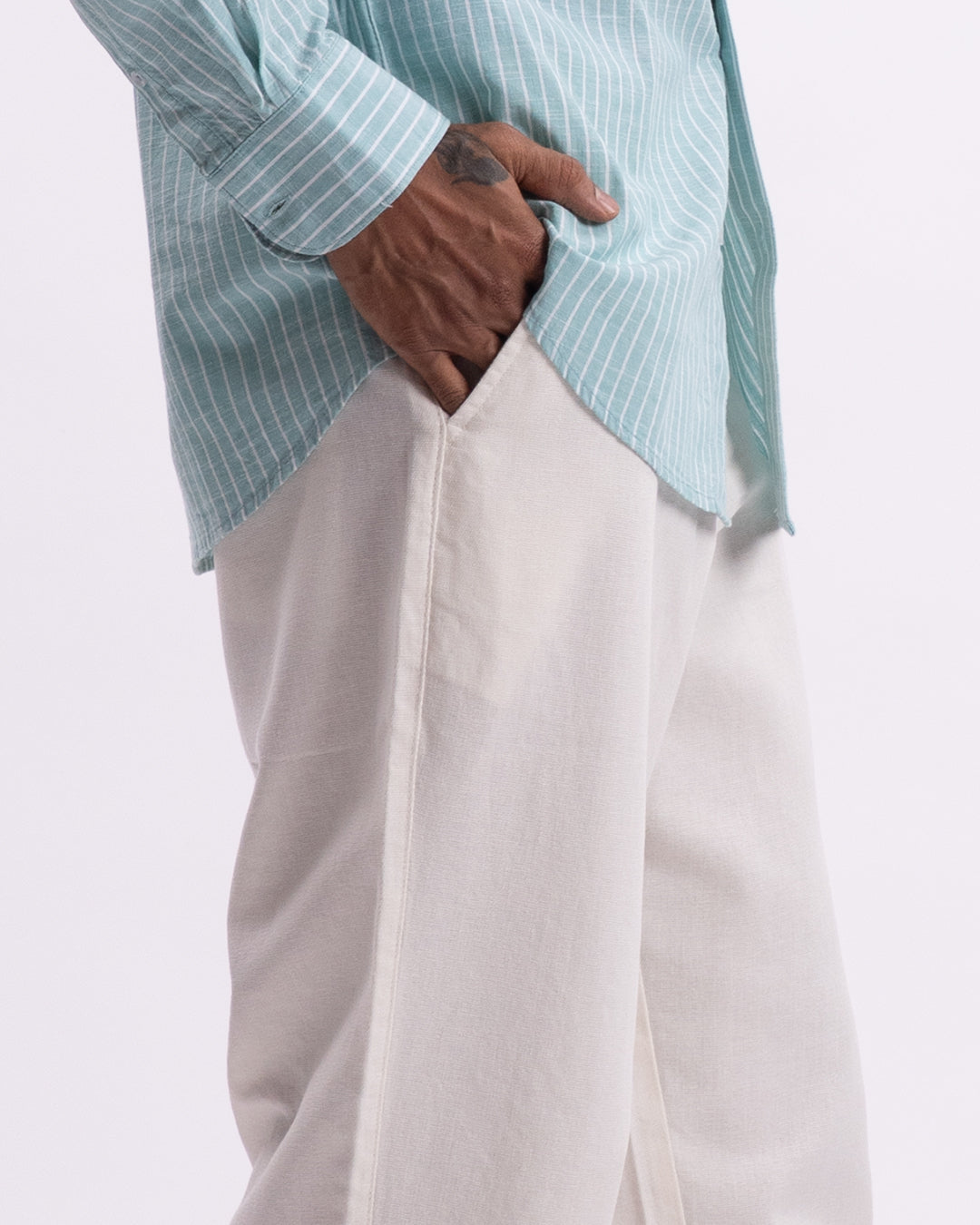 Holiday Airweave Relaxed Pants In Cream
