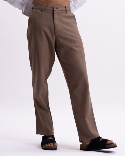 Holiday Airweave Relaxed Pants In Brown
