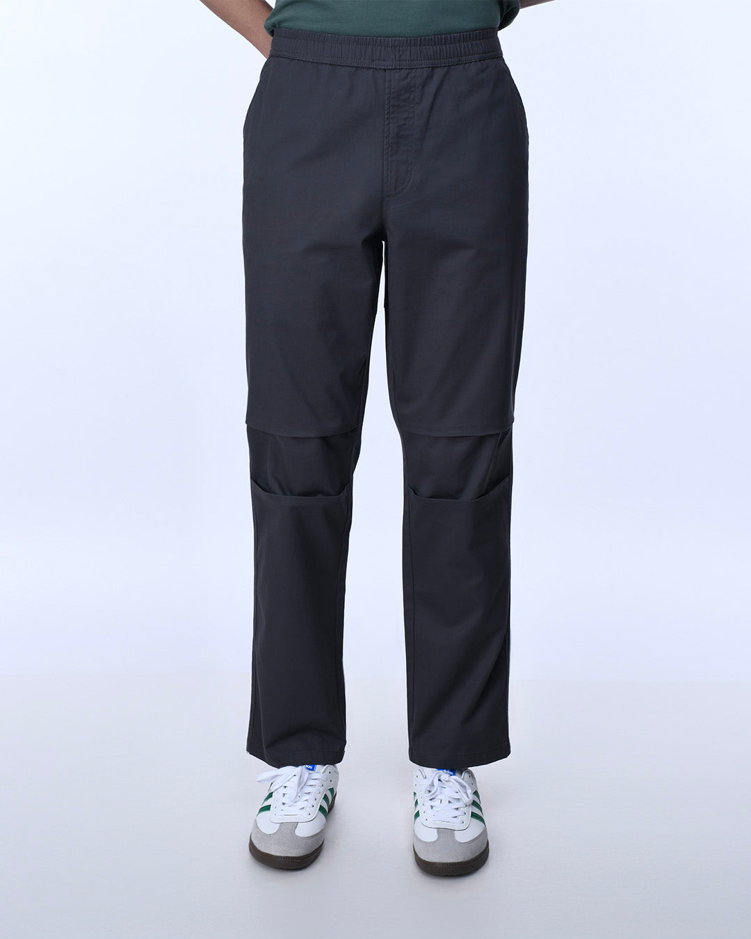 Soft Cotton Relaxed Flexiwaist Pant In Grey