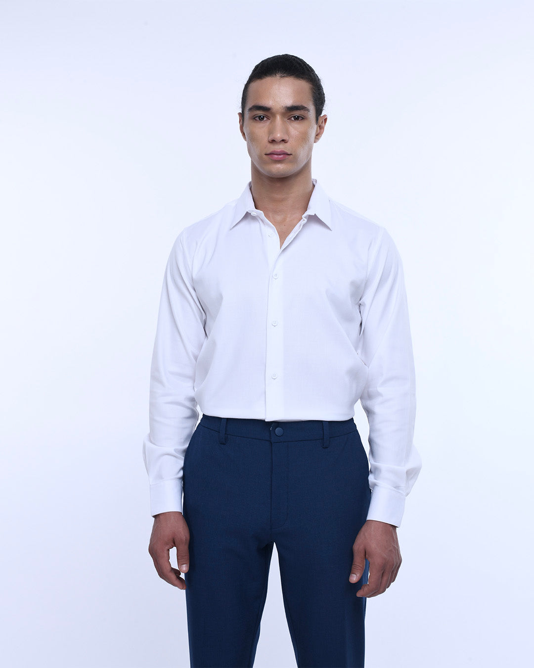 Royal Oxford Stretch Shirt In White