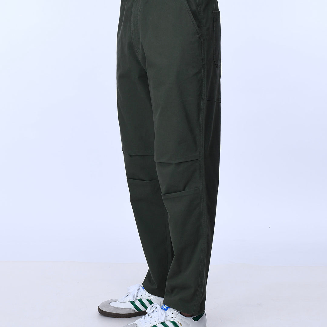 Soft Cotton Relaxed Flexiwaist Pant In Green