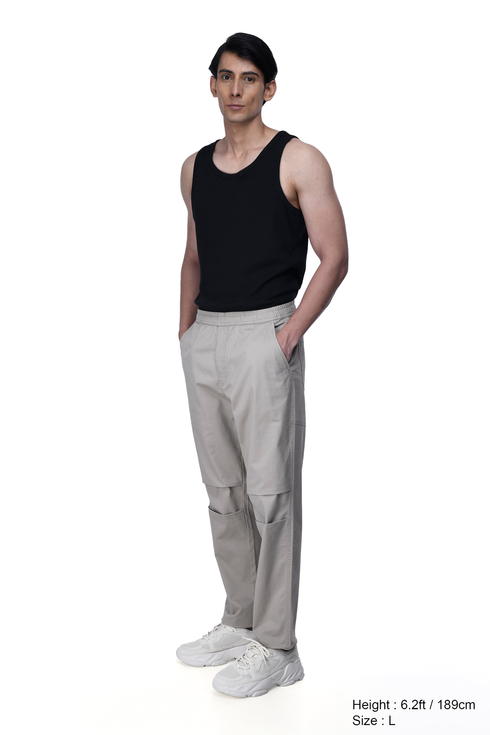 SOFT COTTON RELAXED FLEXIWAIST PANTS