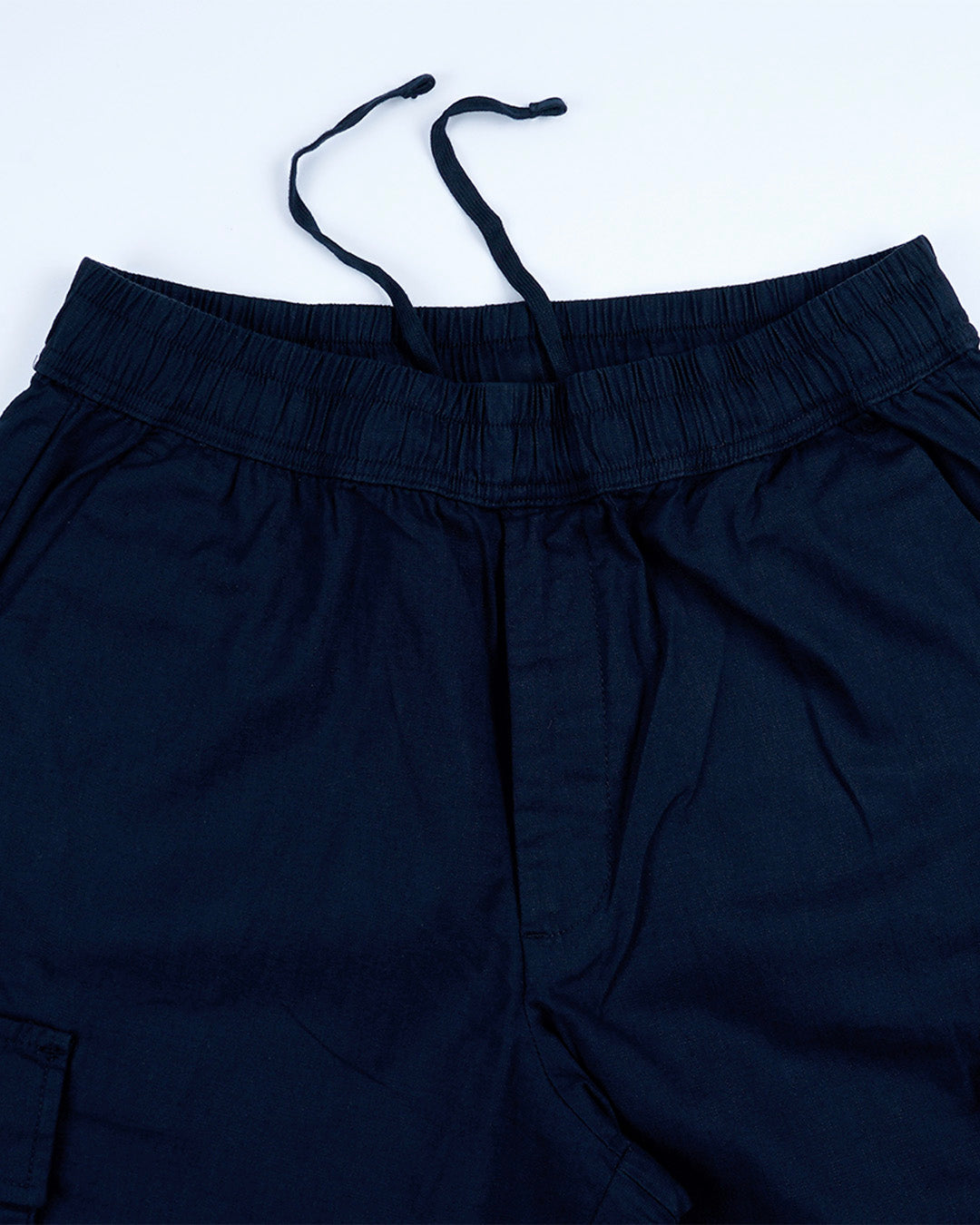 Textured Relaxed Flexiwaist Cargo In Navy