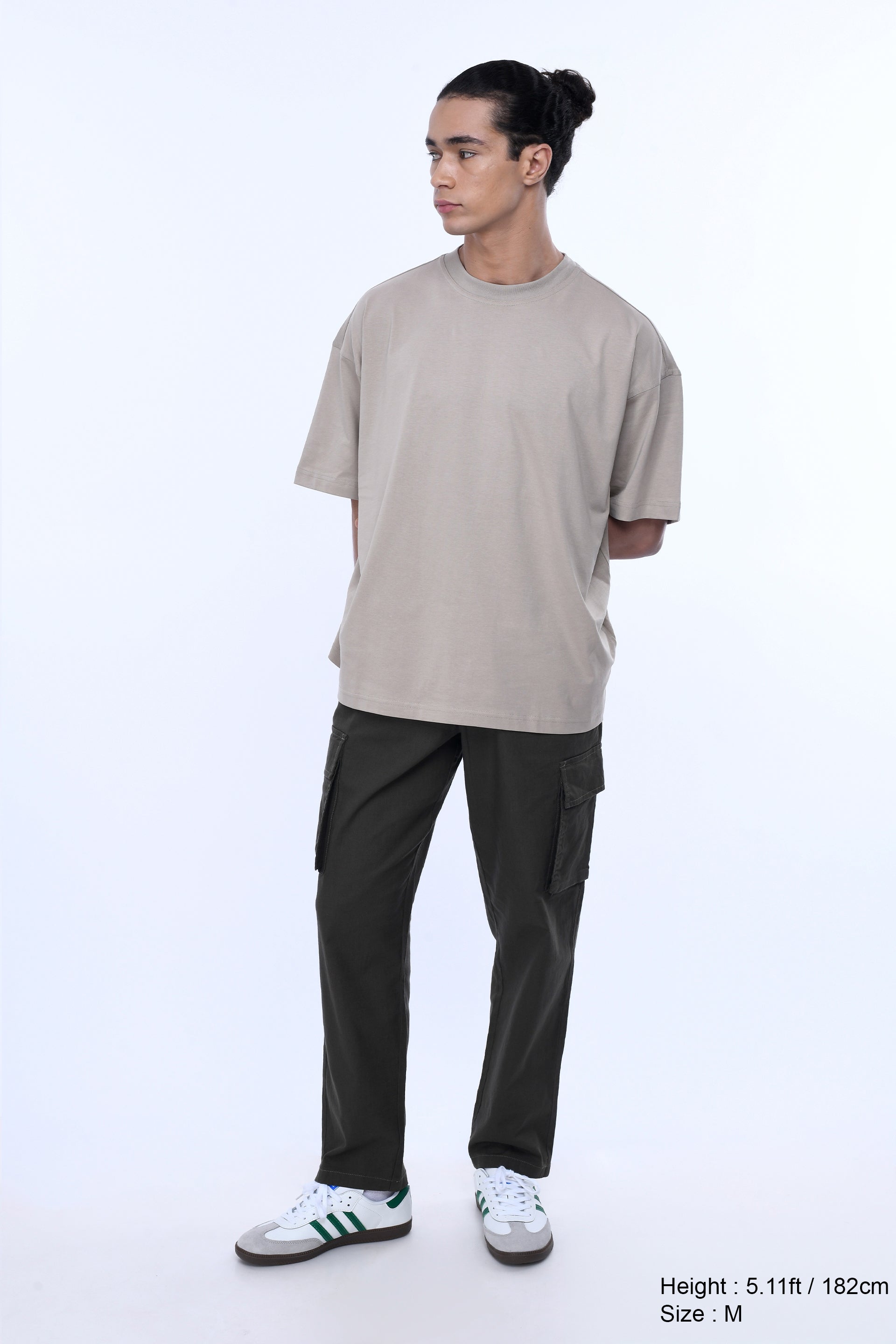 TEXTURED RELAXED FLEXIWAIST CARGO