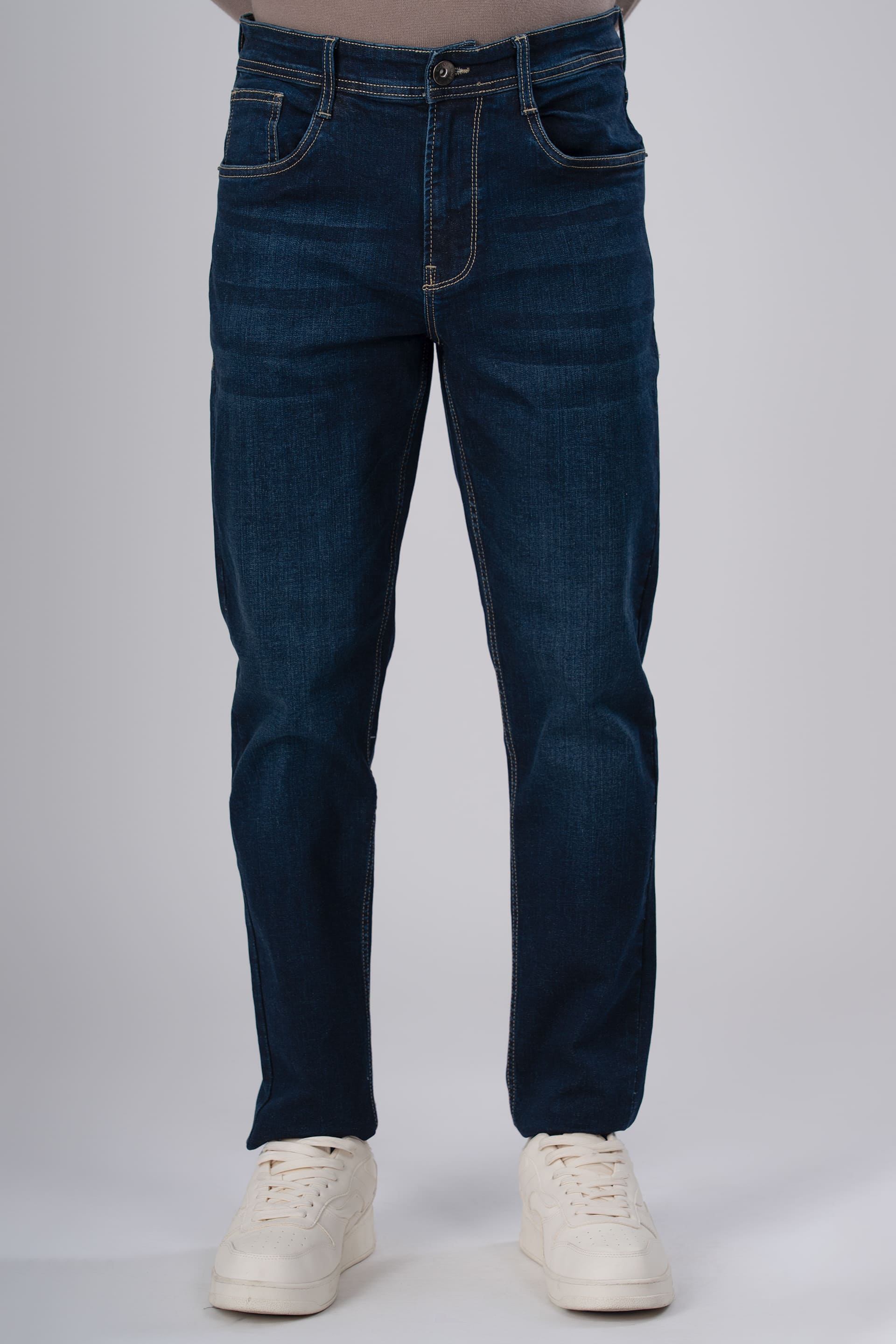 Tailoraedge Classic Edge Tailored Denim Jeans in Deep Blue – Premium Men’s Essential Wear