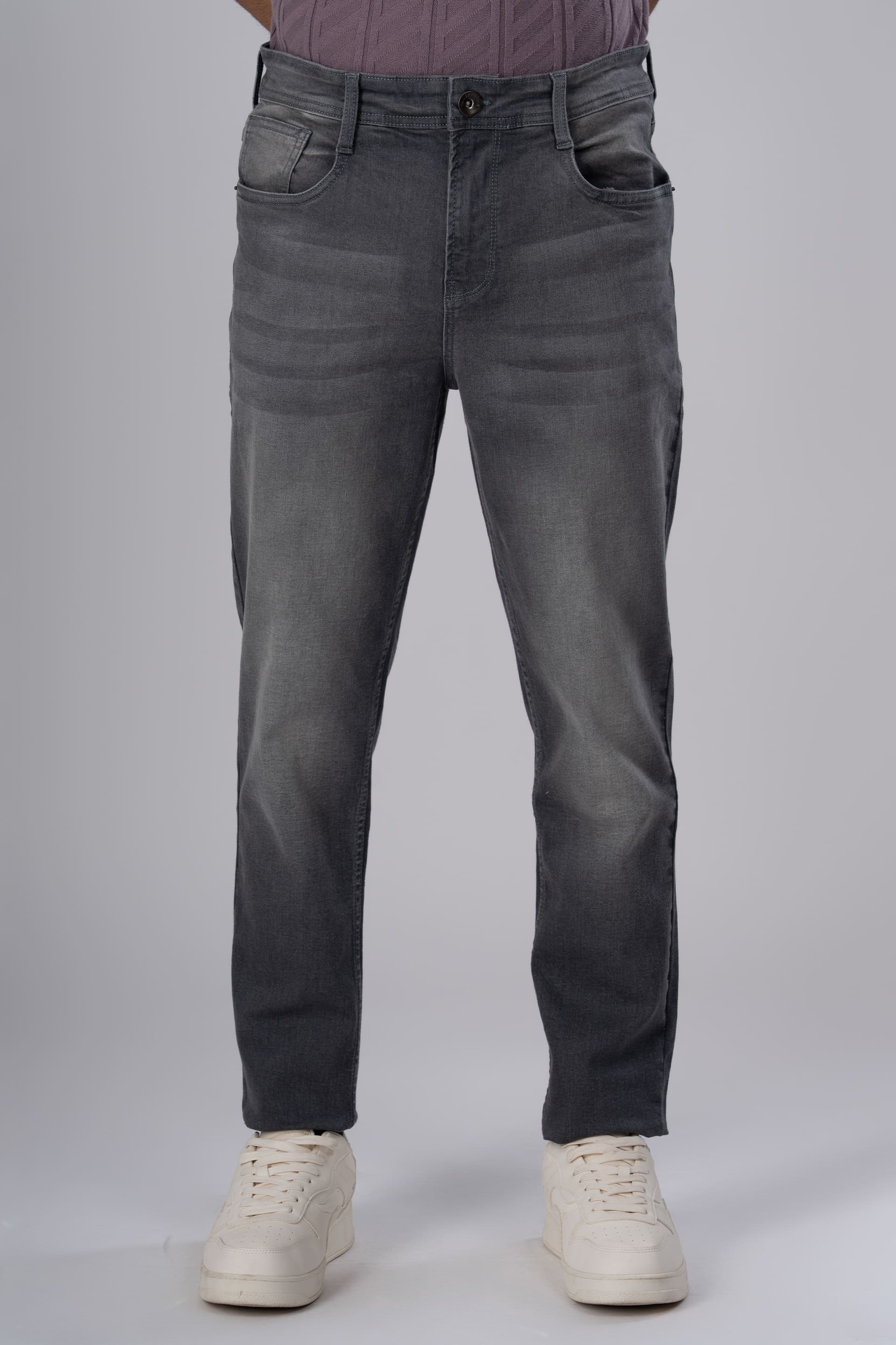 Classic Edge Tailored Denim Jeans in Grey – Premium Everyday Men’s Essential Wear
