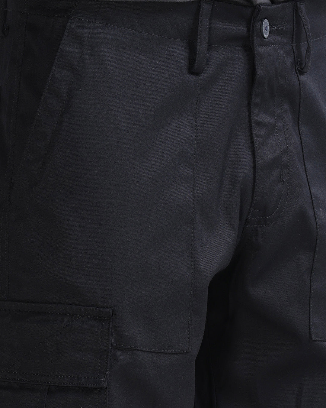 Mason Relaxed Cargo Pants In Black