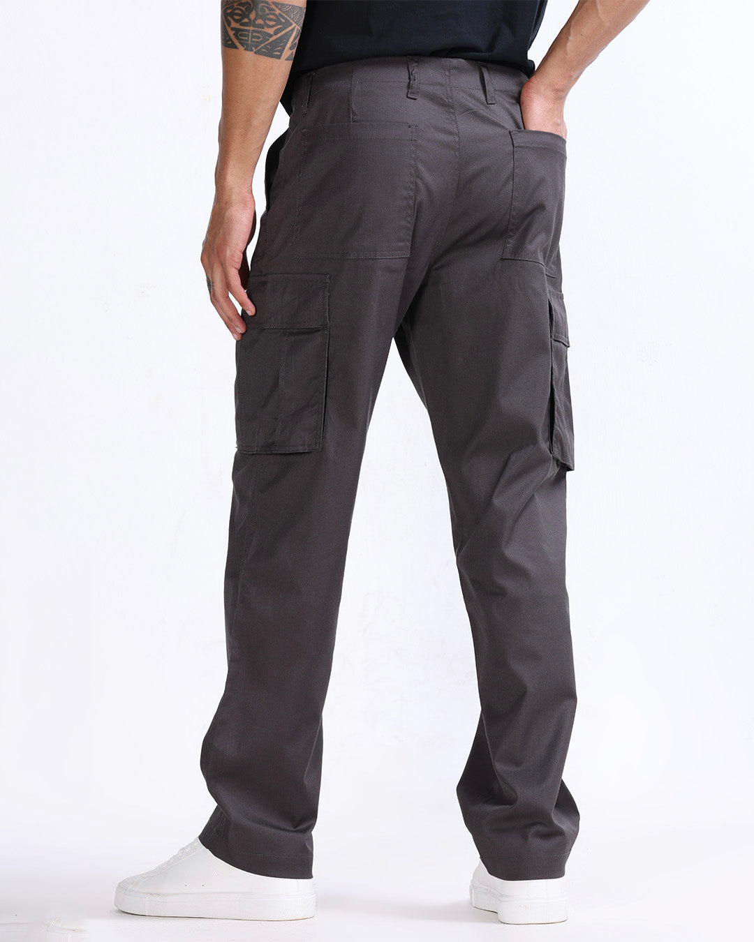 Mason Relaxed Cargo Pants In Brown