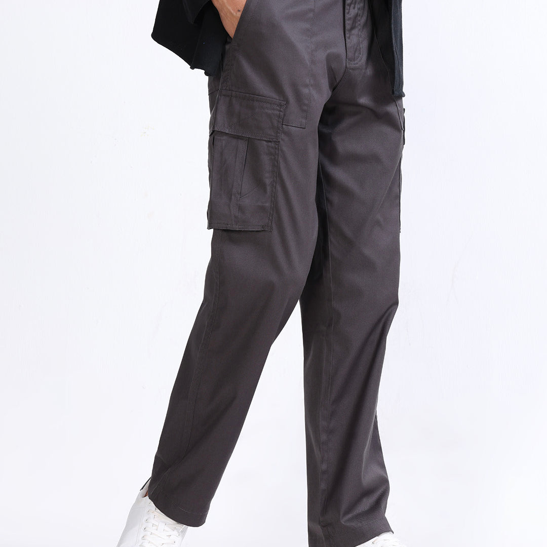 Mason Relaxed Cargo Pants In Brown