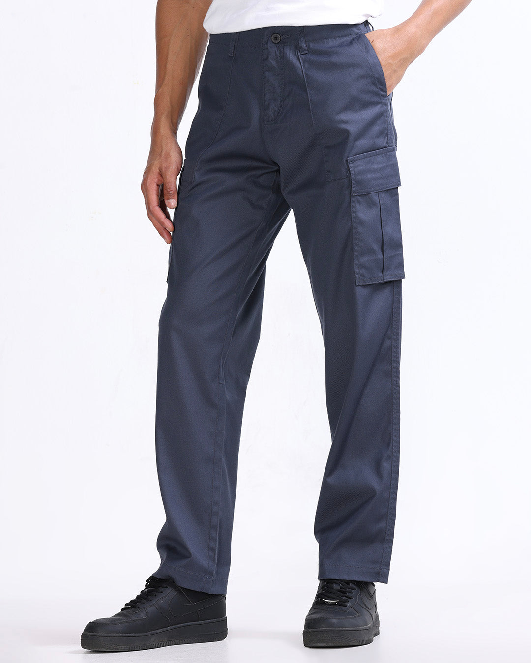 Mason Relaxed Cargo Pants In Grey