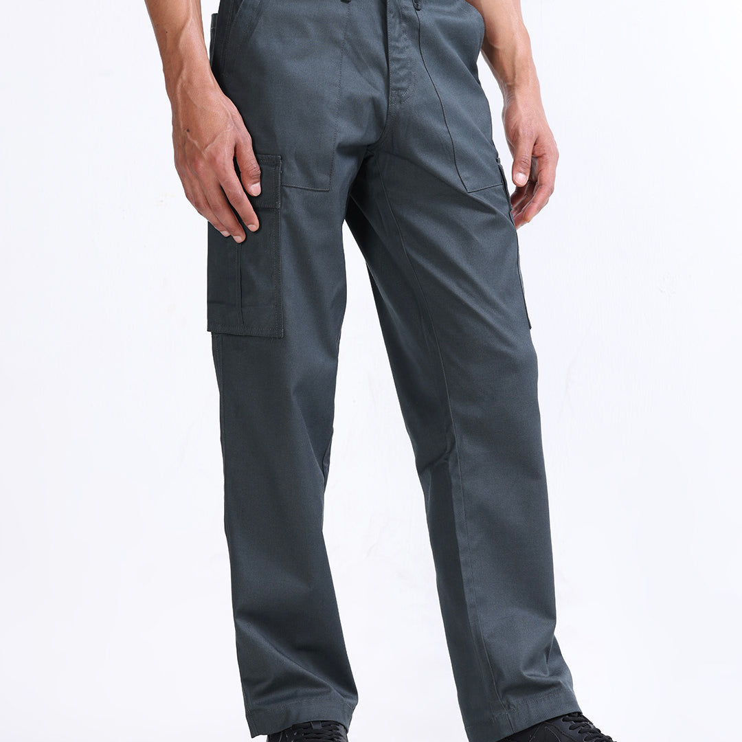 Mason Relaxed Cargo Pants In Olive