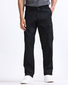 Mason Relaxed Cargo Pants In Black
