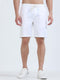 Soft Cotton Basic Shorts In White