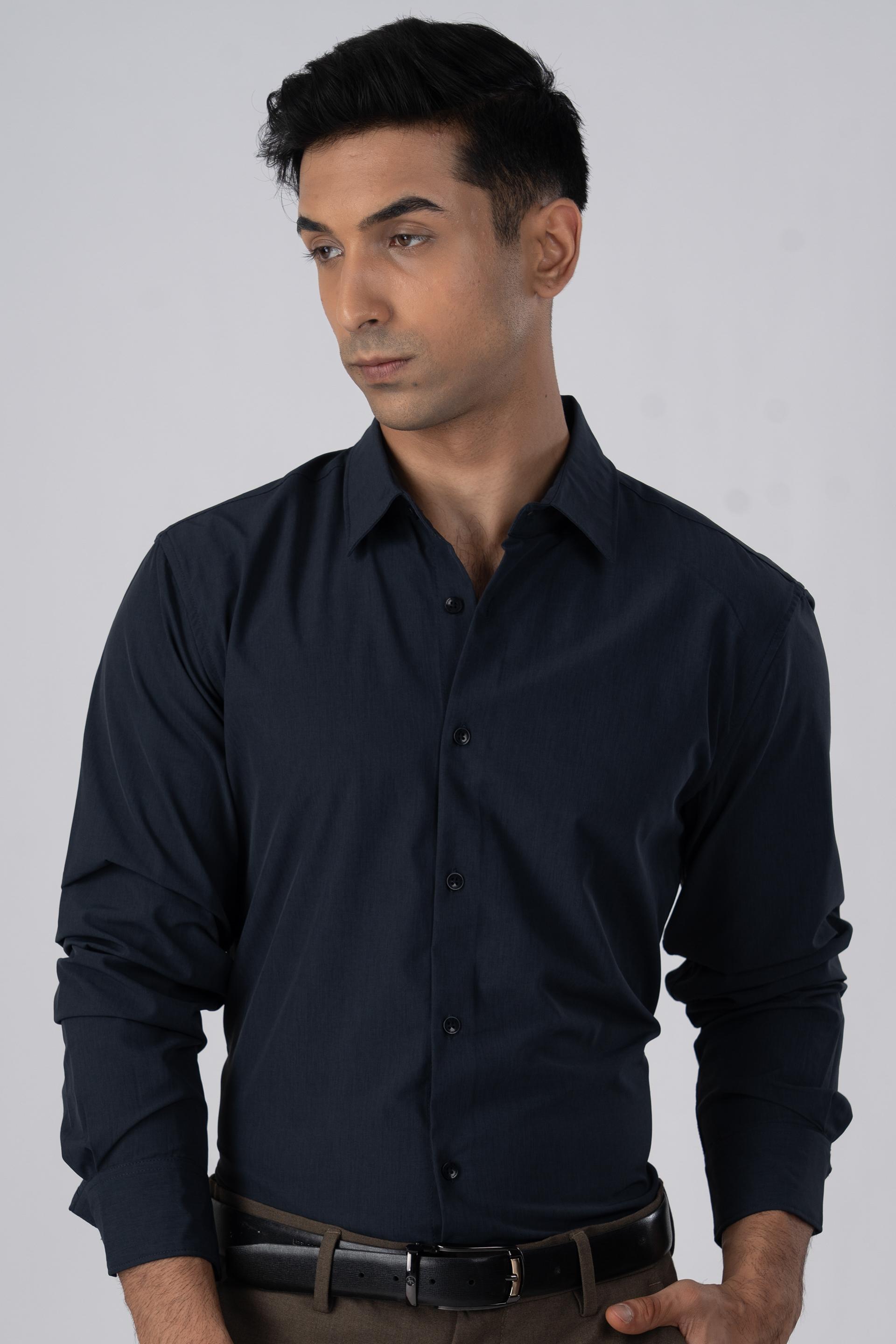 Featherlite Wrinkle Free Shirt In Grey