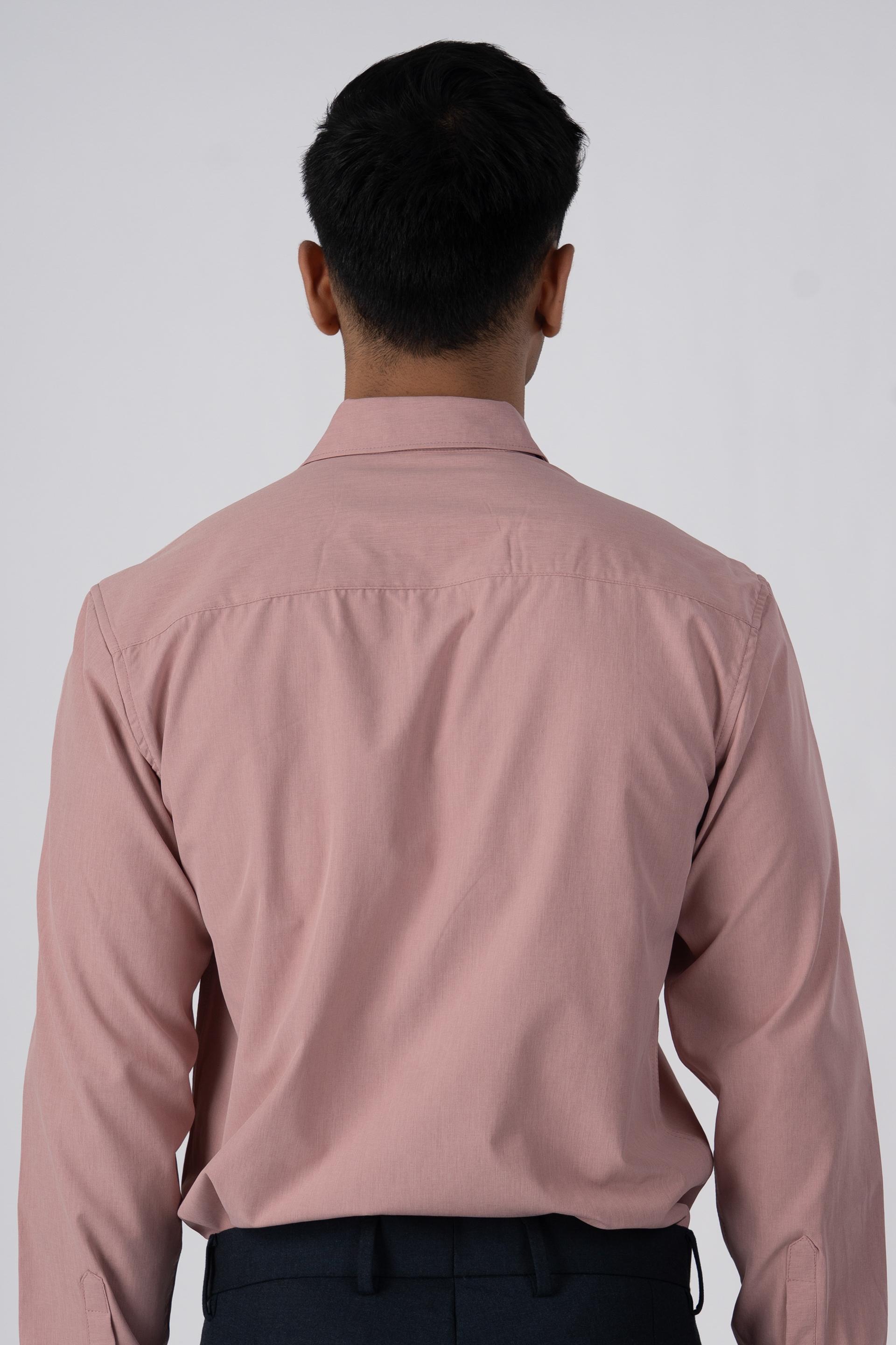 Featherlite Wrinkle Free Shirt In Peach