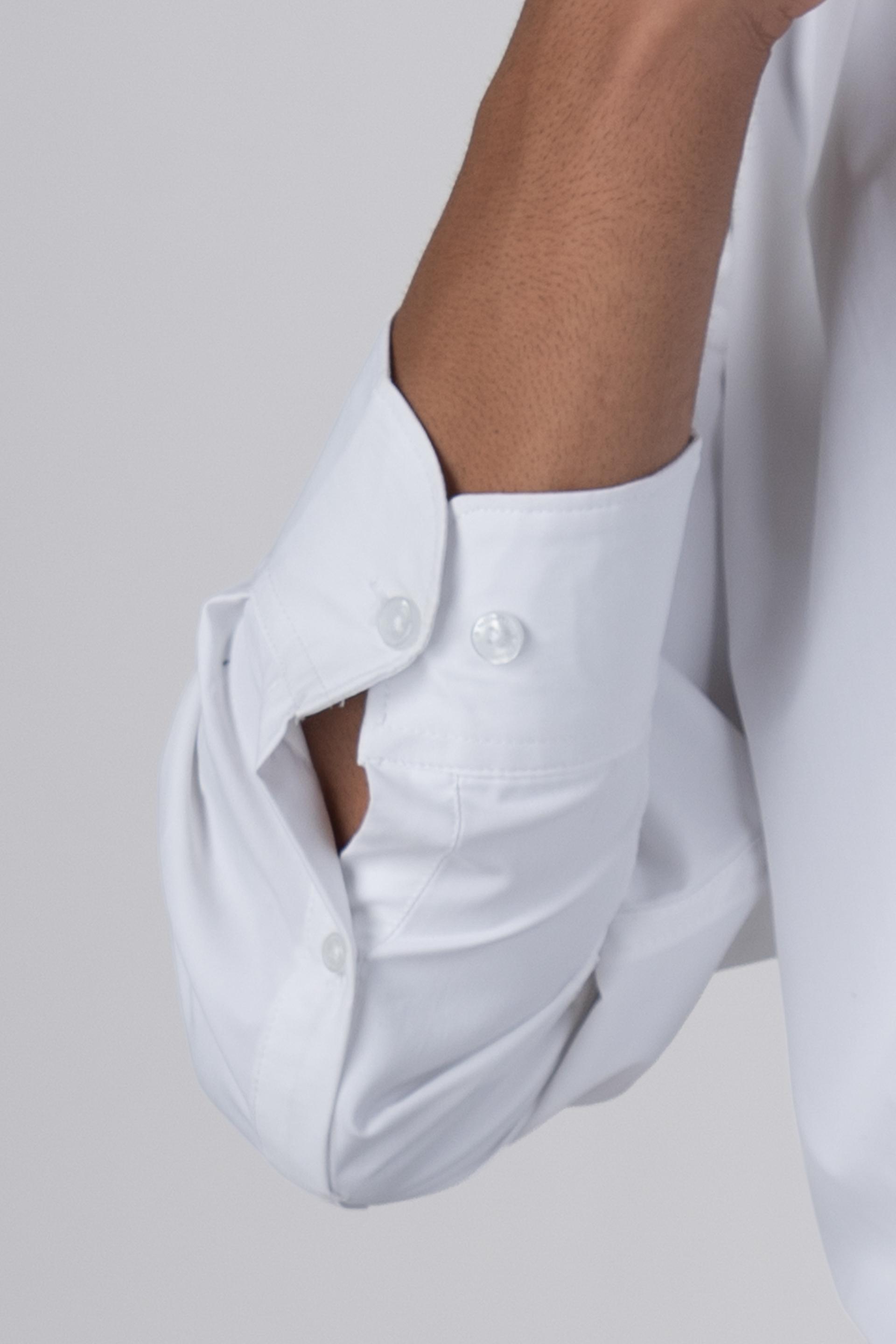 Featherlite Wrinkle Free Shirt In White