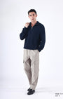 TAILORAEDGE Air Relaxed Cargo Pant In Ash Beige